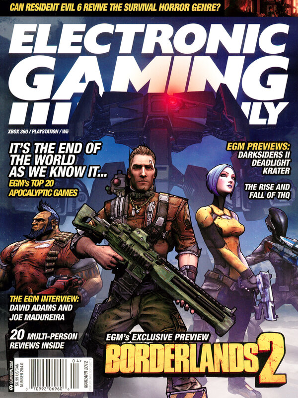 Electronic Gaming Monthly Issue 254 (March April 2012) cover